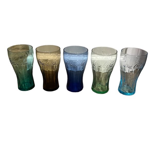 Coca Cola Other - Coca Cola multicolor glasses set of 5